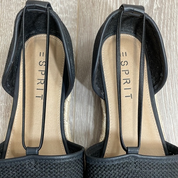 NWOT Esprit Ada Espadrille Flat Sandal Crochet Fabric Upper 7.5M - Picture 13 of 14